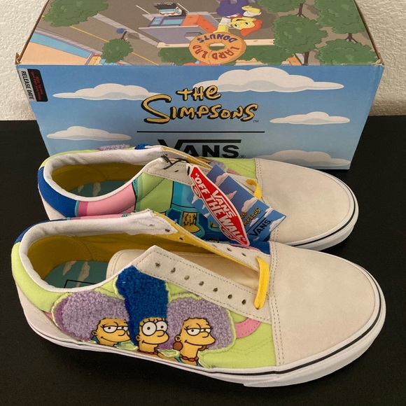 Vans Other - Host Pick New The Simpsons Vans Bouviers Sisters Men’s SZ 11 VN0A4VB521M Sneaker